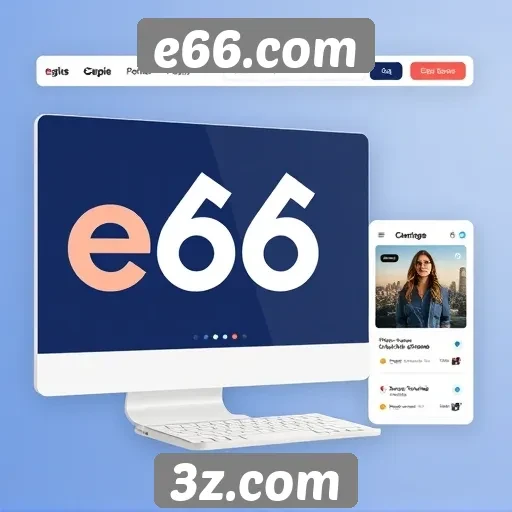 Análise da interface de usuário do site e66.com